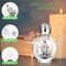 12 Pcs Glass Holy Water Bottles - 0.5 Fl oz (Silver, Divine Mercy)